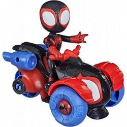 Marvel Miles Morales Action Figure and Techno-Racer Vehicle for Kids Ages 3 and Up (F1941) $42.54 Kids' Play People Figures