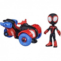 Marvel Miles Morales Action Figure and Techno-Racer Vehicle for Kids Ages 3 and Up (F1941) $42.54 Kids' Play People Figures