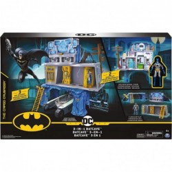 Batman 3-in-1 Batcave Playset with Exclusive 4-inch Batman Action Figure and Battle Armor Gift Ideas for Your Holiday Toy Lis...