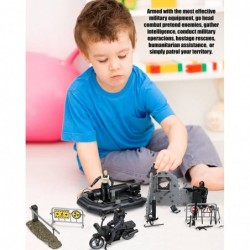 Click N’ Play Army Action Figures and Military Police Elite SWAT Patrol Team Play Set 32-Piece Play Set & Accessories 3 SWAT ...