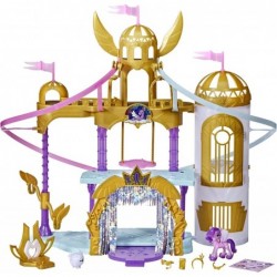 My Little Pony: A New Generation Movie Royal Racing Ziplines - 22-Inch Castle Playset Toy with 2 Moving Ziplines Princess Pip...