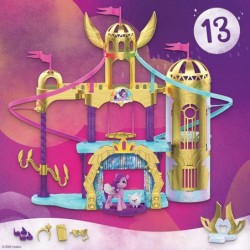 My Little Pony: A New Generation Movie Royal Racing Ziplines - 22-Inch Castle Playset Toy with 2 Moving Ziplines Princess Pip...