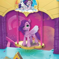 My Little Pony: A New Generation Movie Royal Racing Ziplines - 22-Inch Castle Playset Toy with 2 Moving Ziplines Princess Pip...