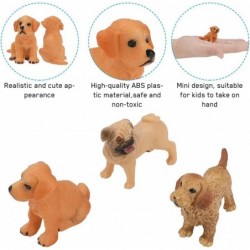 Mini Dog Figurines 12PCS Realistic Puppy Figures Playset Dog Figures Toy Set Plastic Cake Topper Easter Eggs Christmas Birthd...