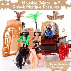 Deluxe Wild West Cowboys and Indians Plastic Figures Playset - Educational Toy Soldiers Native American Action Figurines and ...