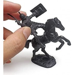 60 pcs/lot Sliver Black Ancient Soldier Figures Toy Middle Ages Army Infantry Archer Sword and Shield Swordman Archaic Soldie...