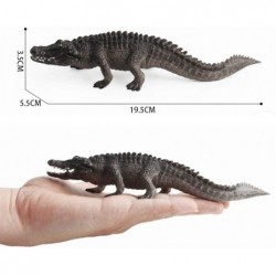 2 Pcs Simulated Crocodiles Model Figure Toy Realistic Alligator Figurines Collection Playset Science Educational Props $20.38...