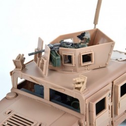 M1114 Up-Armored Humvee – Vehicle Playset with Action Figure and Realistic Accessories | 9 Piece Military Toy Set for Kids – ...