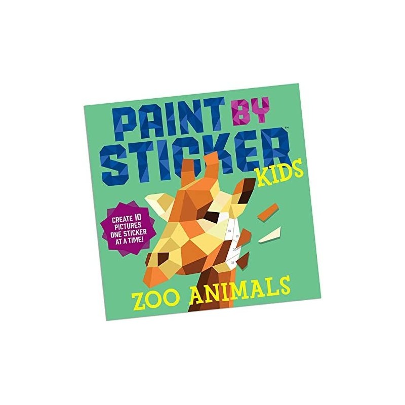 Paint by Sticker Kids - Zoo Animals Educational Books Toys 2017 Christmas Toys $35.62 Kids' Stickers