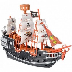 Detailed Pirate Boat Ship Adventure Playset Pirate Fun Toy Party Favors 10 $29.32 Play Figure Playsets