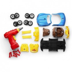 Take Apart Racing Car Toys - Build Your Own Toy Car with 30 Piece Constructions Set - Toy Car Comes with Engine Sounds & Ligh...