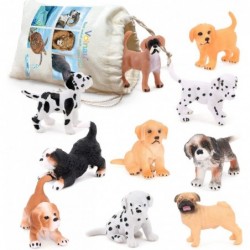 Dog Figurines Animal Toys 10PCS Mini Puppy Figures for Kids Toddlers Decorations Preschool Educational Cake Topper Set $23.50...