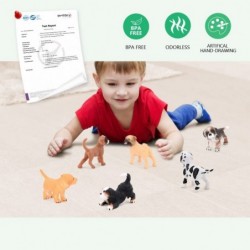 Dog Figurines Animal Toys 10PCS Mini Puppy Figures for Kids Toddlers Decorations Preschool Educational Cake Topper Set $23.50...