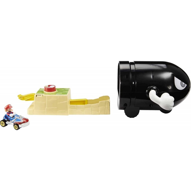 Mario Kart Bullet Bill Launcher and Mario Kart Vehicle for Kids Ages 4 5 6 7 8 $26.90 Play Figure Playsets