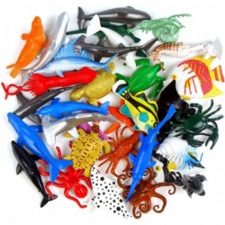 Sea Animals Toys for Kids 40 Pack Vinyl Plastic Ocean Animals Figures for Birthday Easter Egg Filler Cupcake Toppers $16.15 P...