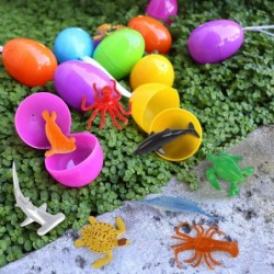 Sea Animals Toys for Kids 40 Pack Vinyl Plastic Ocean Animals Figures for Birthday Easter Egg Filler Cupcake Toppers $16.15 P...