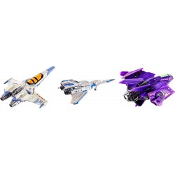 Disney Pixar Lightyear Hot Wheels Fleet Starship 3-Pack Officially Licensed Starships from Lightyear Toy for Kids 3 Years & O...