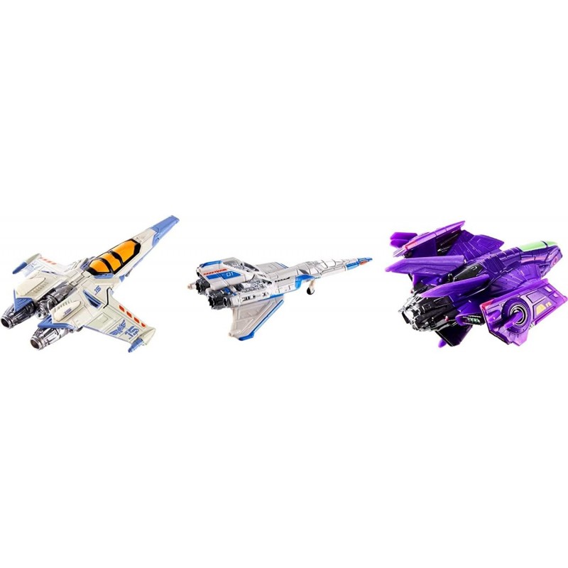 Disney Pixar Lightyear Hot Wheels Fleet Starship 3-Pack Officially Licensed Starships from Lightyear Toy for Kids 3 Years & O...