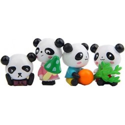 Panda Doll Mini Panda Toy Panda Cake Decoration Cute Panda Birthday Party Decorations (12pcs/1 Set) $21.56 Play Figure Playsets