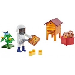 6573 Beekeeper with Hive Multicolor $25.12 Play Figure Playsets