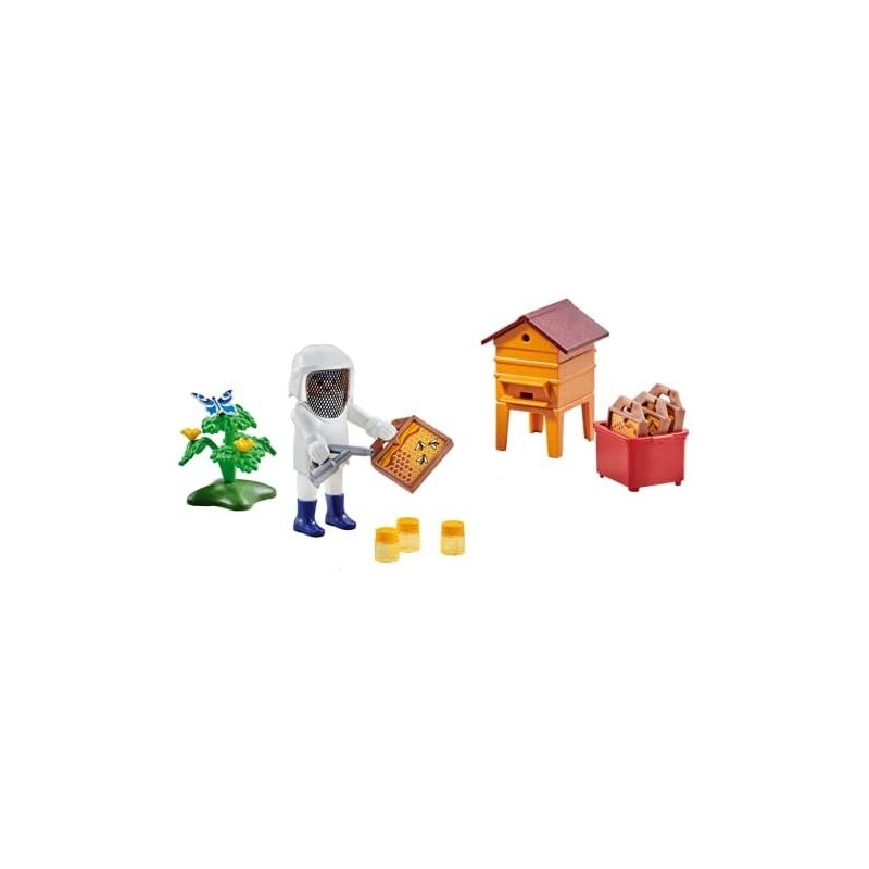 6573 Beekeeper with Hive Multicolor $25.12 Play Figure Playsets