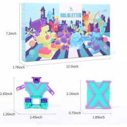 26 Pieces Alphabet Robots Alphabots ABC Letter Learning Toys for Kids Transforming Action Figure with Fun Little Box Preschoo...