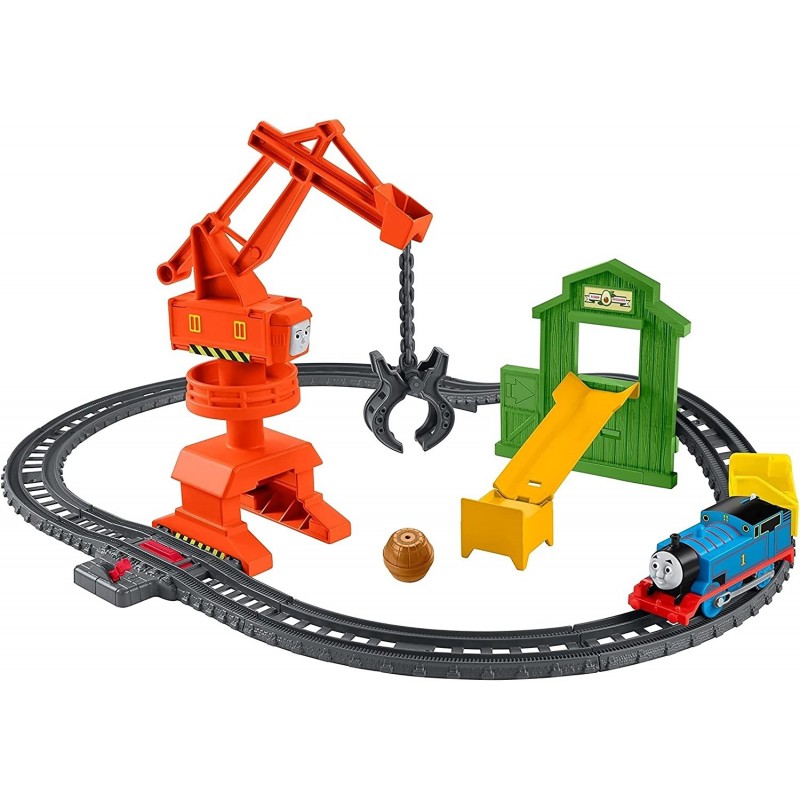 Cassia Crane & Cargo Set motorized train and track set for preschoolers ages 3 years & older $53.30 Play Figure Playsets