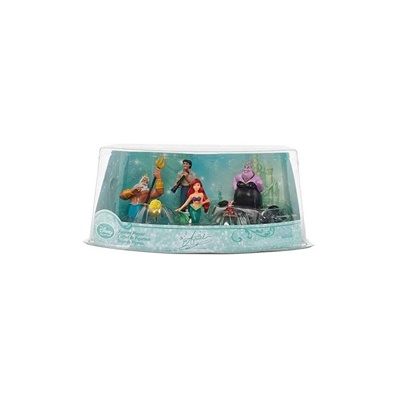 Disney 6 Piece The Little Mermaid Figurine Play Set $56.74 Play Figure Playsets