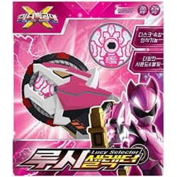 Mini Force Miniforce X Lucy Selector Toy Sounds Light / Mounting Disc/ Lucy Selector $52.00 Play Figure Playsets