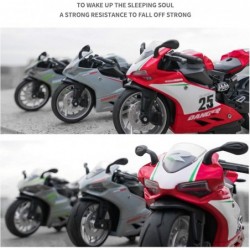 Pull Back Motorcycle Model - 1:12 Scale Toy Motorcycle Motorcycle Toy with Light and Music Gift for Children Boys and Girls (...