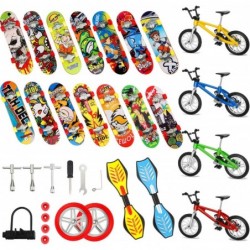 Super Poor Quality --0.1 Pieces Mini Finger Toys Set Finger Skateboards for Kids Mini Finger Bikes Tiny Swing Board with Repl...