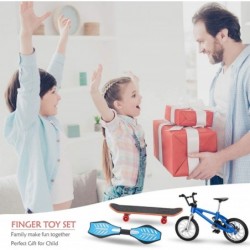 Super Poor Quality --0.1 Pieces Mini Finger Toys Set Finger Skateboards for Kids Mini Finger Bikes Tiny Swing Board with Repl...