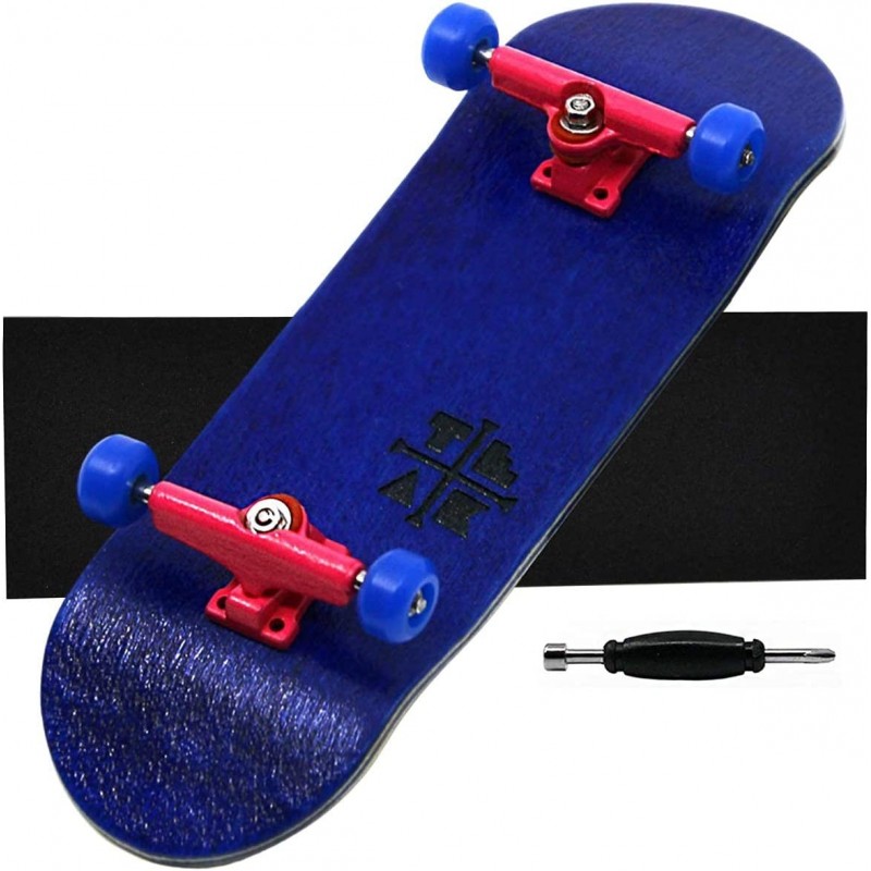 Prolific Complete Fingerboard - Pro Board Shape and Size Bearing Wheels  and Trucks - 32mm x 97mm Handmade Wooden Board - The...