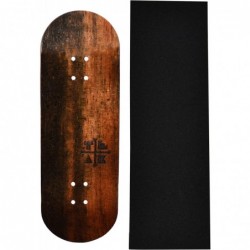 Prolific Wooden Fingerboard Deck Two Tone - 32mm x 97mm - Handmade Pro Shape & Size - Five Plies Wood Veneer - Includes Proli...