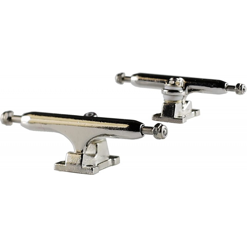 Fingerboards Parts Professional Prince II Trucks (34mm) + Update Self-Locking Nuts (Silver White) $35.38 Finger Toys