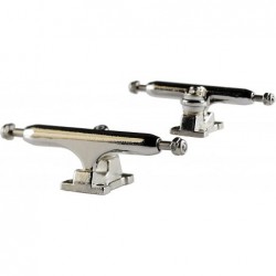 Fingerboards Parts Professional Prince II Trucks (34mm) + Update Self-Locking Nuts (Silver White) $35.38 Finger Toys