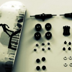 Fingerboards Parts Professional Prince II Trucks (34mm) + Update Self-Locking Nuts (Silver White) $35.38 Finger Toys