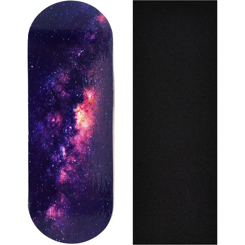 Premium Fingerboard Graphic Deck Galaxy - 32mm x 97mm - Heat Transfer Graphics Pro Shape & Size - Pre-Drilled Holes - Include...