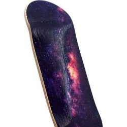 Premium Fingerboard Graphic Deck Galaxy - 32mm x 97mm - Heat Transfer Graphics Pro Shape & Size - Pre-Drilled Holes - Include...