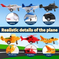 28 Pack Pull Back Airplane Toys Including Soldier Men Set Plane Playset Including Helicopter Jet Fighter Jet Bomber Biplane G...