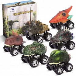 Dinosaur Toys for Kids 3-5: Dinosaur Pull Back Car Toy for 3 4 5 6 7+ Year Old Boy Girl Birthday Gift Dino Party Cars Games f...