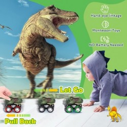 Dinosaur Toys for Kids 3-5: Dinosaur Pull Back Car Toy for 3 4 5 6 7+ Year Old Boy Girl Birthday Gift Dino Party Cars Games f...