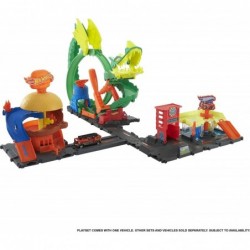 City Burger Drive-Thru Playset with 1 Vehicle Connects to Other Playsets & Tracks Gift for Kids Ages 4 to 8 Years Old $21.13 ...