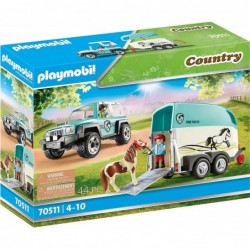 Car with Pony Trailer $61.39 Kids' Play Cars & Race Cars