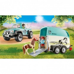 Car with Pony Trailer $61.39 Kids' Play Cars & Race Cars