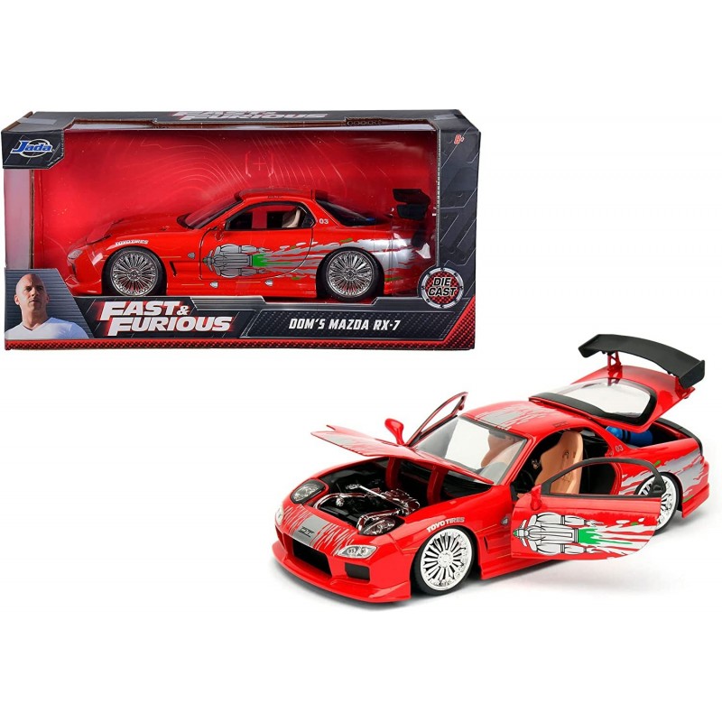 Fast & Furious 1: 24 Diecast - '93 Mazda RX-7 Vehicle Multi (98338) $28.45 Kids' Play Cars & Race Cars