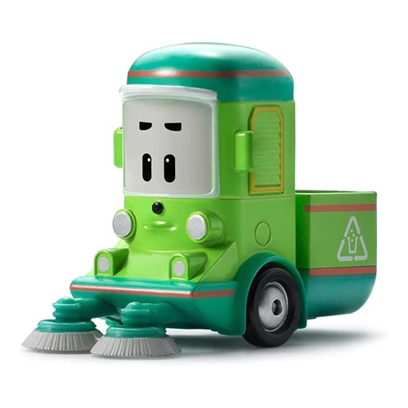 Robocar POLI CLEANY DIE-CAST Metal Toy Cars Broomstown Sweeper Truck Toys (Non-Transforming Diecast Figure Vehicles) Kids for...