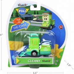 Robocar POLI CLEANY DIE-CAST Metal Toy Cars Broomstown Sweeper Truck Toys (Non-Transforming Diecast Figure Vehicles) Kids for...