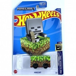 2022 - Minecart 9/250 [Green/Brown] - HW Screentime 2/10 $17.53 Kids' Play Cars & Race Cars