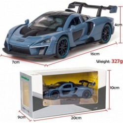 Alloy Collectible Blue McLaren Senna Toy Vehicle Pull Back DieCast Car with Lights and Sound $42.98 Kids' Play Cars & Race Cars